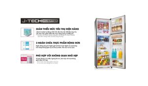 Tủ lạnh Sharp Inverter 315 lít SJ-X346E-SL - 13 Tủ lạnh Sharp Inverter 315 lít SJ-X346E-SL - 12