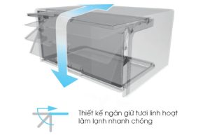 Tủ lạnh Sharp Inverter 271 lít SJ-X281E-DS - 16 Tủ lạnh Sharp Inverter 271 lít SJ-X281E-DS - 15