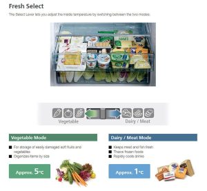 Tủ lạnh Hitachi Inverter 450 lít R-FG560PGV8X-GBK - 15