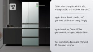 Tủ lạnh Panasonic Inverter 589 lít NR-F603GT-X2 - 18 Tủ lạnh Panasonic Inverter 589 lít NR-F603GT-X2 - 17