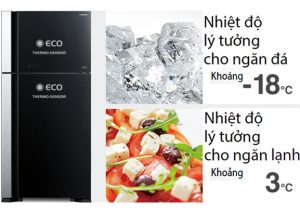 Tủ lạnh Hitachi Inverter 450 lít R-FG560PGV8X-GBK - 9