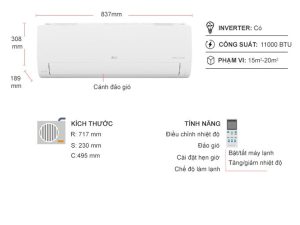 Máy lạnh LG Inverter 1.5 HP V13WIN - 11