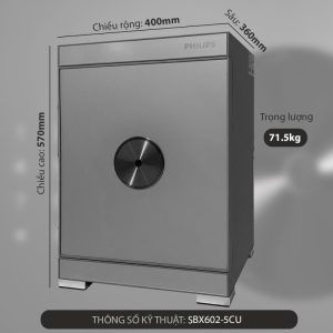 KÉT SẮT NHẬP KHẨU PHILIPS SBX602-5CU - 6 KÉT SẮT NHẬP KHẨU PHILIPS SBX602-5CU - 5