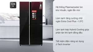 Tủ lạnh Sharp Inverter 525 lít SJ-FXP600VG-MR - 15 Tủ lạnh Sharp Inverter 525 lít SJ-FXP600VG-MR - 14