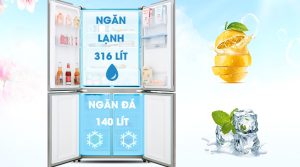 Tủ lạnh Aqua Inverter 456 lít AQR-IGW525EM (GB) - 36 Tủ lạnh Aqua Inverter 456 lít AQR-IGW525EM (GB) - 35