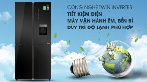 Tủ lạnh Aqua Inverter 456 lít AQR-IGW525EM (GB) - 34 Tủ lạnh Aqua Inverter 456 lít AQR-IGW525EM (GB) - 33