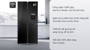 Tủ lạnh Aqua Inverter 456 lít AQR-IGW525EM (GB) - 20 Tủ lạnh Aqua Inverter 456 lít AQR-IGW525EM (GB) - 19