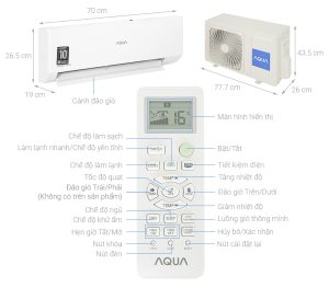 Máy lạnh Aqua Inverter 1 HP AQA-RV9QA - 13 Máy lạnh Aqua Inverter 1 HP AQA-RV9QA - 12