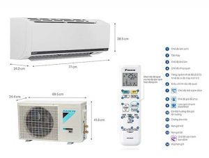 Máy lạnh Daikin Inverter 1.5 HP FTKB35XVMV - 9 Máy lạnh Daikin Inverter 1.5 HP FTKB35XVMV - 8