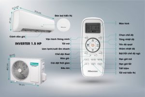 Máy lạnh Hisense Inverter 1.5 HP AS-13TW4RYDTU00 - 12 Máy lạnh Hisense Inverter 1.5 HP AS-13TW4RYDTU00 - 11