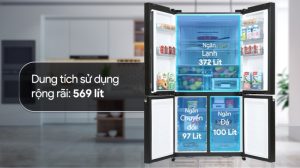 Tủ lạnh Hitachi Inverter 569 lít R-WB640VGV0-GBK - 25 Tủ lạnh Hitachi Inverter 569 lít R-WB640VGV0-GBK - 24