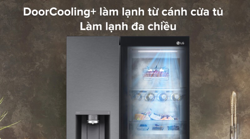 Tủ lạnh LG Inverter 635 lít GR-X257MC - 4