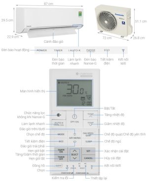 Máy lạnh Panasonic Inverter 1 HP CU/CS-XU9ZKH-8 - 11 Máy lạnh Panasonic Inverter 1 HP CU/CS-XU9ZKH-8 - 10