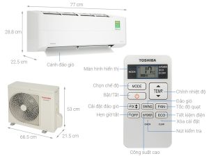 Máy lạnh Toshiba Inverter 1 HP RAS-H10Z1KCVG-V - 10