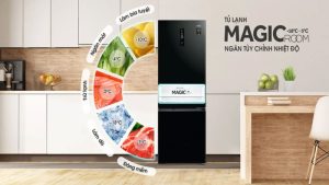 Tủ lạnh Aqua Inverter 324 lít AQR-B388MA(FB) - 19