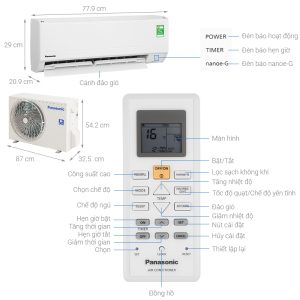 Máy lạnh Panasonic 1.5 HP CU/CS-N12WKH-8M - 11 Máy lạnh Panasonic 1.5 HP CU/CS-N12WKH-8M - 10