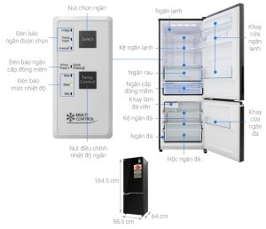 Tủ lạnh Panasonic Inverter 290 lít NR-BV320GKVN - 15 Tủ lạnh Panasonic Inverter 290 lít NR-BV320GKVN - 14