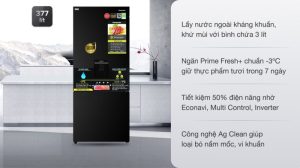 Tủ lạnh Panasonic Inverter 377 lít NR-BX421GPKV - 16 Tủ lạnh Panasonic Inverter 377 lít NR-BX421GPKV - 15