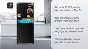 Tủ lạnh Panasonic Inverter 234 lít NR-TV261BPKV - 13 Tủ lạnh Panasonic Inverter 234 lít NR-TV261BPKV - 12