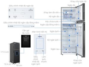 Tủ lạnh Samsung Inverter 345 lít RT35CG5544B1SV - 12