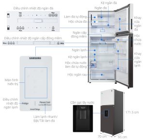Tủ lạnh Samsung Inverter 382 lít RT38CB6784C3SV - 12 Tủ lạnh Samsung Inverter 382 lít RT38CB6784C3SV - 11