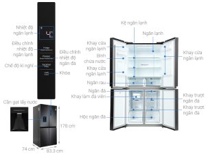 Tủ lạnh Samsung Inverter 488 lít RF48A4010B4/SV - 14 Tủ lạnh Samsung Inverter 488 lít RF48A4010B4/SV - 13