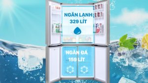 Tủ lạnh Samsung Inverter 488 lít RF48A4010M9/SV - 15