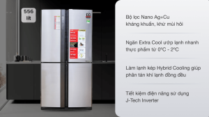 Tủ lạnh Sharp Inverter 626 lít SJ-FX630V-ST - 15 Tủ lạnh Sharp Inverter 626 lít SJ-FX630V-ST - 14