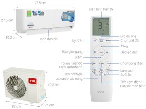 Máy lạnh TCL Inverter 1.5 HP TAC-13CSD/TPG11 - 13 Máy lạnh TCL Inverter 1.5 HP TAC-13CSD/TPG11 - 12