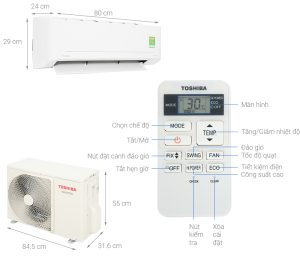 Máy lạnh Toshiba 2 HP Inverter RAS-H18C4KCVG-V - 13 Máy lạnh Toshiba 2 HP Inverter RAS-H18C4KCVG-V - 12
