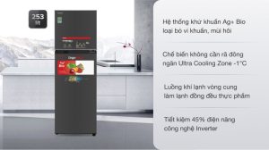 Tủ lạnh Toshiba Inverter 253 lít GR-B31VU SK - 15 Tủ lạnh Toshiba Inverter 253 lít GR-B31VU SK - 14