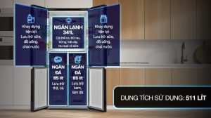 Tủ lạnh Toshiba Inverter 511 lít GR-RF610WE-PGV(22)-XK - 17 Tủ lạnh Toshiba Inverter 511 lít GR-RF610WE-PGV(22)-XK - 16