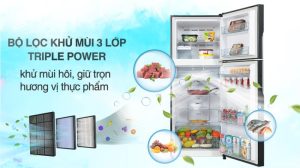 Tủ lạnh Hitachi Inverter 366 lít R-FVX480PGV9-GBK - 20