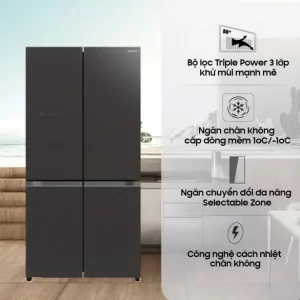Tủ lạnh Hitachi Inverter 569 lít R-WB640VGV0-GMG - 15 Tủ lạnh Hitachi Inverter 569 lít R-WB640VGV0-GMG - 14
