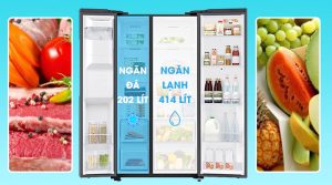 Tủ lạnh Family Hub Samsung Inverter 616 lít RS64T5F01B4/SV - 25