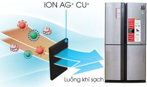 Tủ lạnh Sharp Inverter 678 lít SJ-FX680V-ST - 18 Tủ lạnh Sharp Inverter 678 lít SJ-FX680V-ST - 17