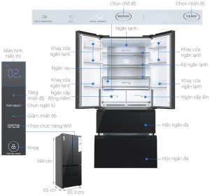 Tủ lạnh Toshiba Inverter 515 lít GR-RF669WI-PGV(A9)-BG - 13 Tủ lạnh Toshiba Inverter 515 lít GR-RF669WI-PGV(A9)-BG - 12