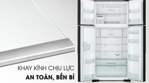 Tủ lạnh Hitachi Inverter 540 lít R-FW690PGV7-GBK - 16