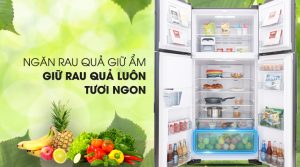 Tủ lạnh Hitachi Inverter 540 lít R-FW690PGV7-GBK - 22