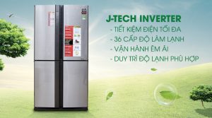 Tủ lạnh Sharp Inverter 626 lít SJ-FX630V-ST - 17 Tủ lạnh Sharp Inverter 626 lít SJ-FX630V-ST - 16