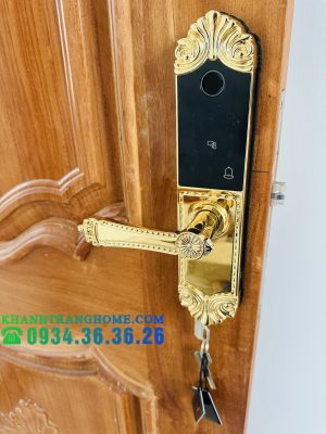 KHÓA CỬA VÂN TAY DEMAX SL280 BRASS 24K - 31 KHÓA CỬA VÂN TAY DEMAX SL280 BRASS 24K - 30