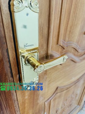 KHÓA CỬA VÂN TAY DEMAX SL280 BRASS 24K - 37 KHÓA CỬA VÂN TAY DEMAX SL280 BRASS 24K - 36
