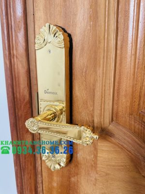 KHÓA CỬA VÂN TAY DEMAX SL280 BRASS 24K - 39 KHÓA CỬA VÂN TAY DEMAX SL280 BRASS 24K - 38