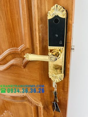 KHÓA CỬA VÂN TAY DEMAX SL280 BRASS 24K - 45 KHÓA CỬA VÂN TAY DEMAX SL280 BRASS 24K - 44