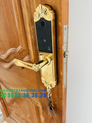 KHÓA CỬA VÂN TAY DEMAX SL280 BRASS 24K - 47 KHÓA CỬA VÂN TAY DEMAX SL280 BRASS 24K - 46