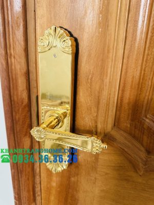 KHÓA CỬA VÂN TAY DEMAX SL280 BRASS 24K - 57 KHÓA CỬA VÂN TAY DEMAX SL280 BRASS 24K - 56