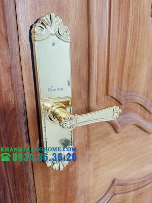 KHÓA CỬA VÂN TAY DEMAX SL280 BRASS 24K - 61 KHÓA CỬA VÂN TAY DEMAX SL280 BRASS 24K - 60