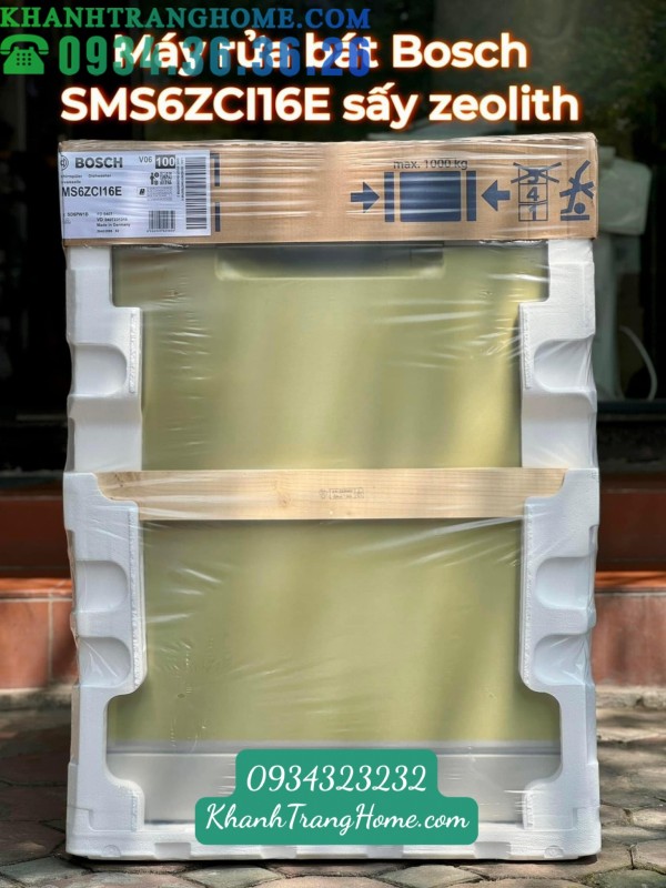 Máy Rửa Bát Bosch SMS6ZCI16E Series 6 Zeolith Nhập Khẩu Nguyên Chiếc Đức - 251