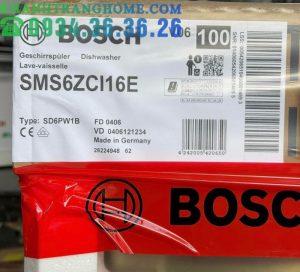 Máy Rửa Bát Bosch SMS6ZCI16E Series 6 Zeolith Nhập Khẩu Nguyên Chiếc Đức - 204 Máy Rửa Bát Bosch SMS6ZCI16E Series 6 Zeolith Nhập Khẩu Nguyên Chiếc Đức - 203