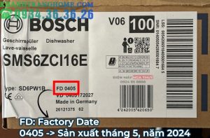 Máy Rửa Bát Bosch SMS6ZCI16E Series 6 Zeolith Nhập Khẩu Nguyên Chiếc Đức - 208 Máy Rửa Bát Bosch SMS6ZCI16E Series 6 Zeolith Nhập Khẩu Nguyên Chiếc Đức - 207